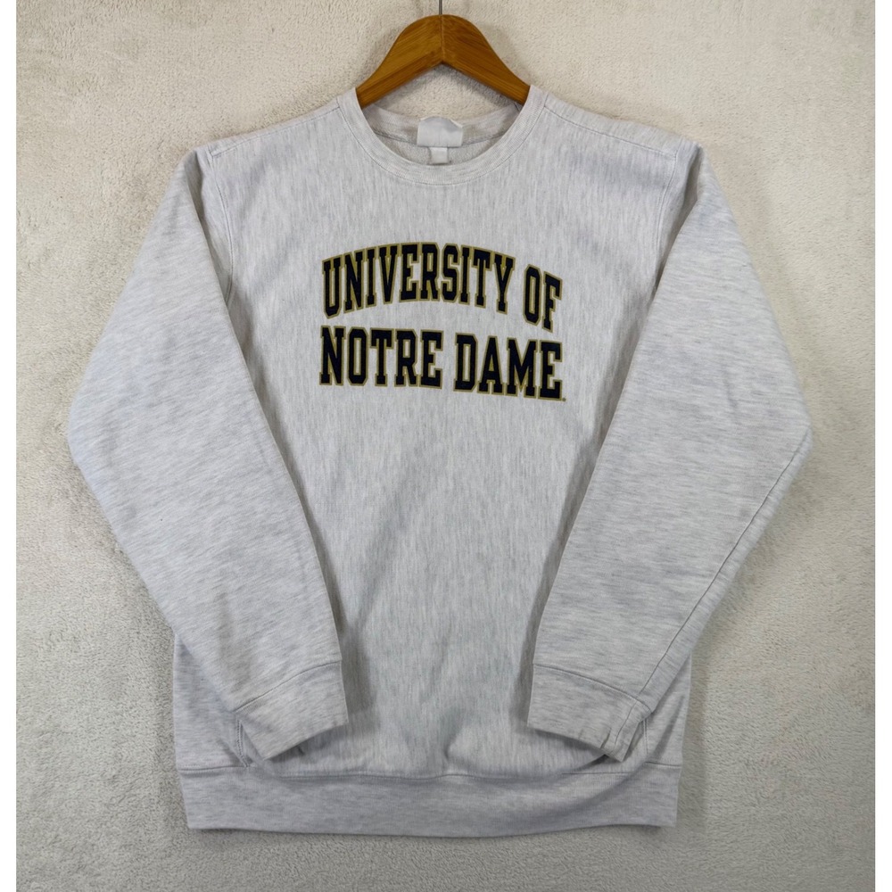 Champion‎ Reverse Weave University of Notre Dame Crewneck Sweatshirt Youth XL